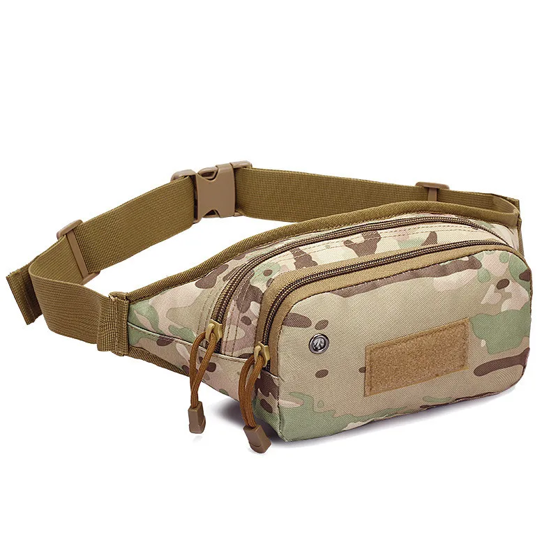 Tactical Men Waist Pack Homens Mulheres Camuflagem Cintura Cinto Saco Casual Fanny Pack Carteira Do Telefone Móvel Caminhadas Escalada Peito Sacos