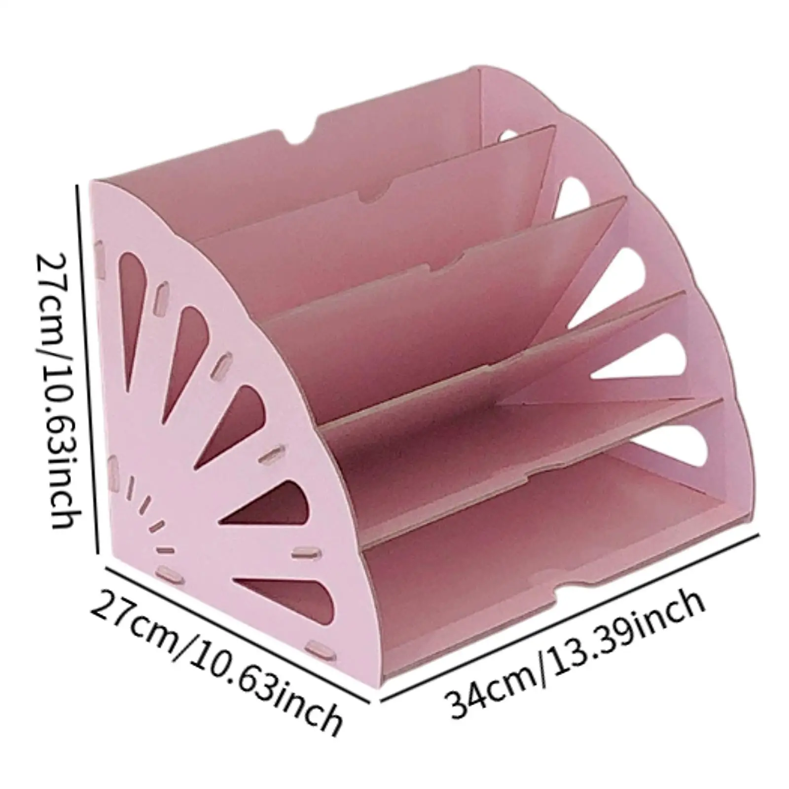 Sector Desk File Organizer,Desktop Storage,Office Supplies,Brochures Notebook Storage Rack File Sorter Document for Classroom