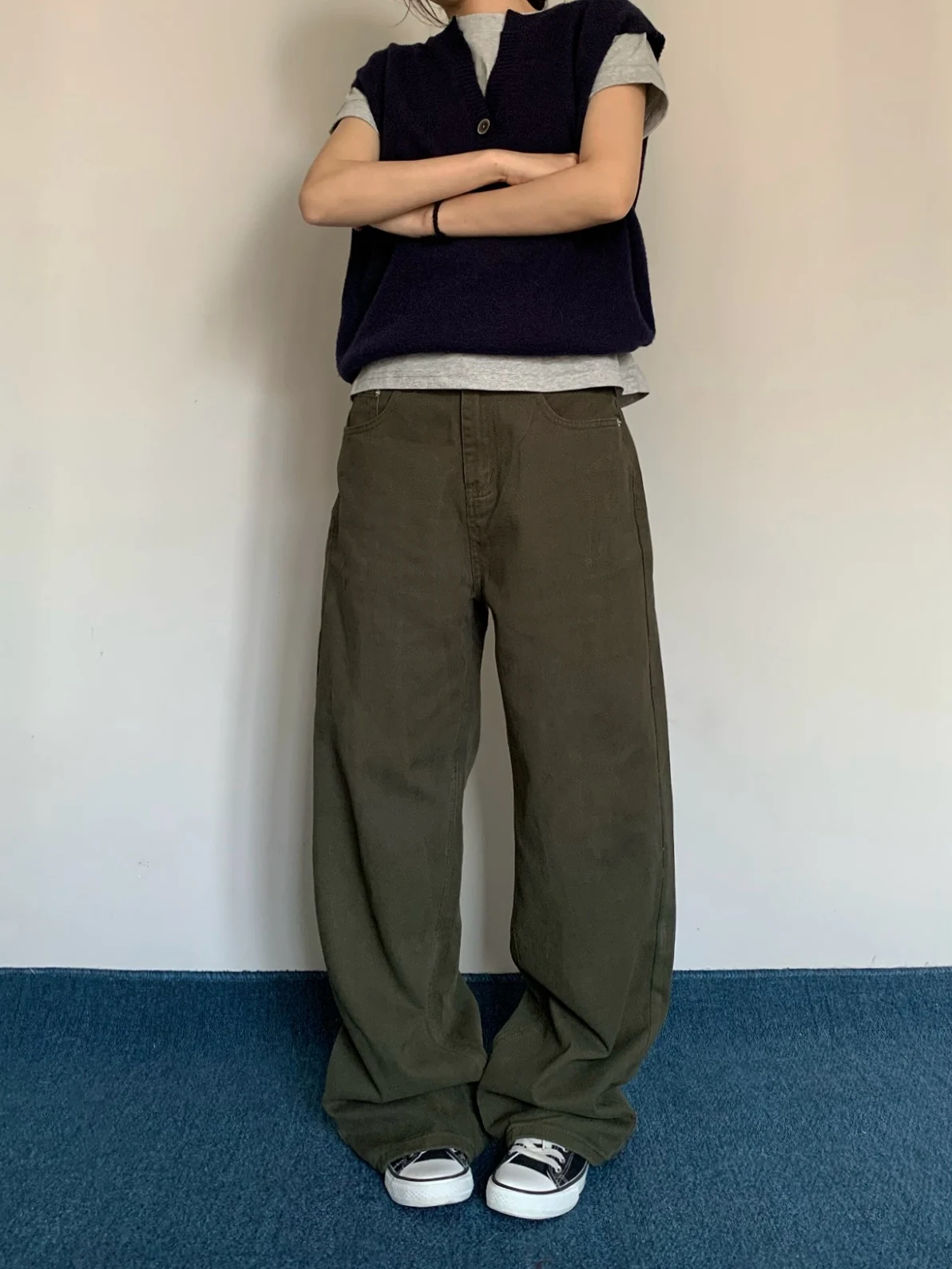 

Ретро-американские свободные прямые брюки в рабочем стиле, унисекс, в стиле милитари, широкие длинные брюки для мужчин и женщин, для пар