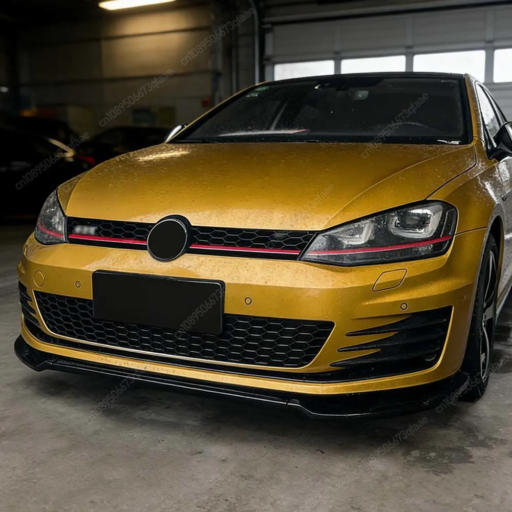 

Maxton Style Car Front Bumper Lip Spoiler Splitter Protector Cover Body Kits For VW Golf 7 MK7 GTI GTD R R-line 2012-2017 Tuning