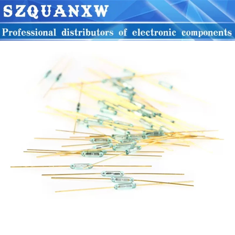 10Pcs MKA07101 1.8*7 MKA10110 1.8*10mm MKA14103 2*14 Reed switch Normally Open Magnetic switch For