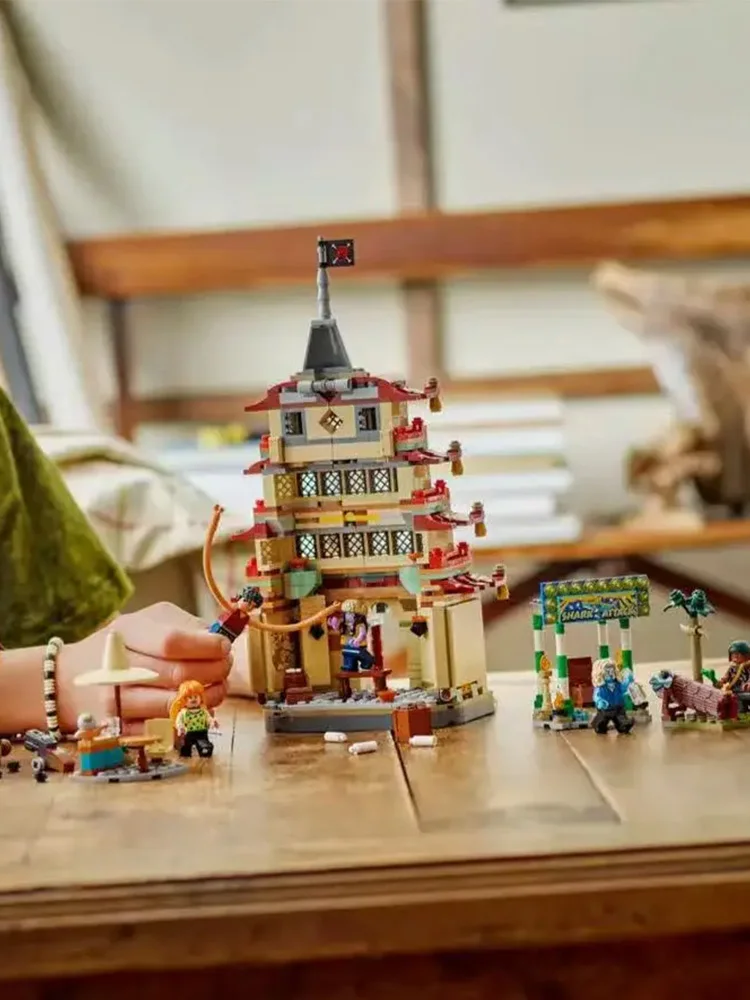 ใหม่ 926 ชิ้น ชุดตัวต่อ วันพีซ ลูฟี่ ต่อสู้ที่อาร์ลองพาร์ค 75638 ฟิชแมน อาร์ลองพาร์ค ของขวัญวันเกิด/คริสต์มาส