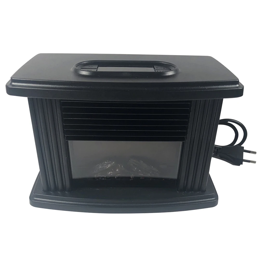 3D Electric Fireplace Smokeless Desktop Warm Air Heater US/EU with Remote Control Energy-saving Household Appliances