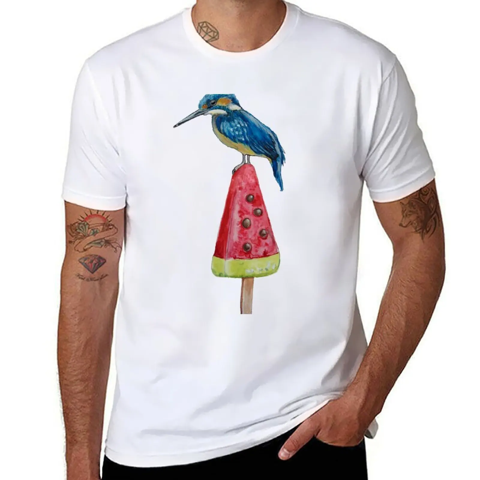 

Kingfisher T-Shirt t shirts for man graphic funny t shirt for man 100 percent cotton T-Shirt