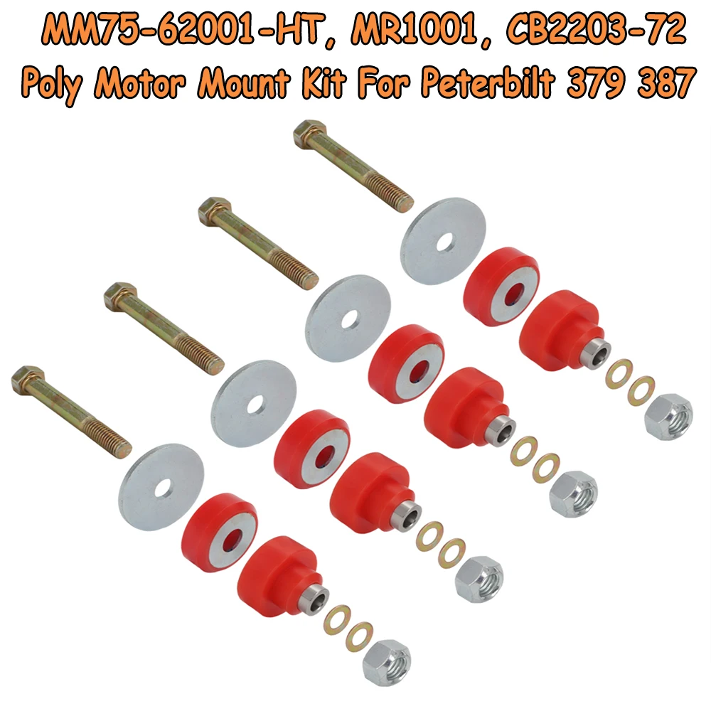 Kit de montaje de Motor de poli MM75-62001-HT para Peterbilt 379 387 MR1001 CB2203-72 piezas de repuesto de alta calidad