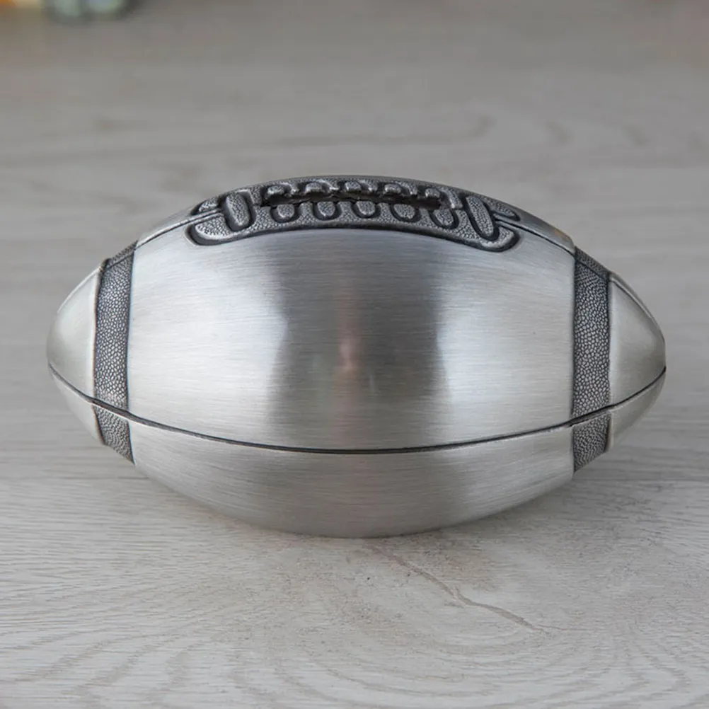 

Копилка в форме мяча для монет, настольное украшение для дома, копилка в стиле регби для взрослых