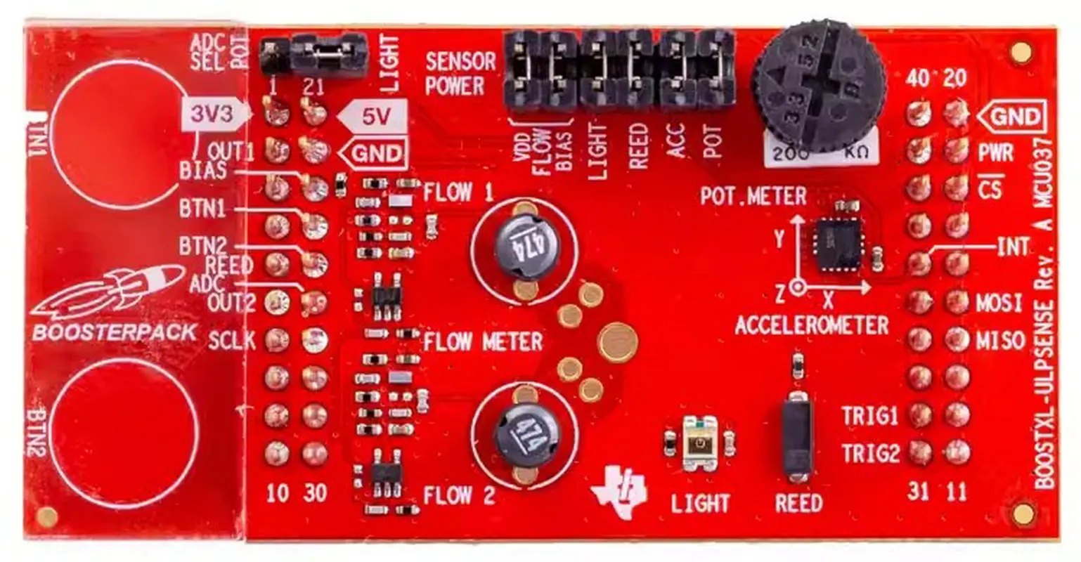 Spot BOOSTXL-ULPSENSE Simplelink ULP sensor controller BoosterPack