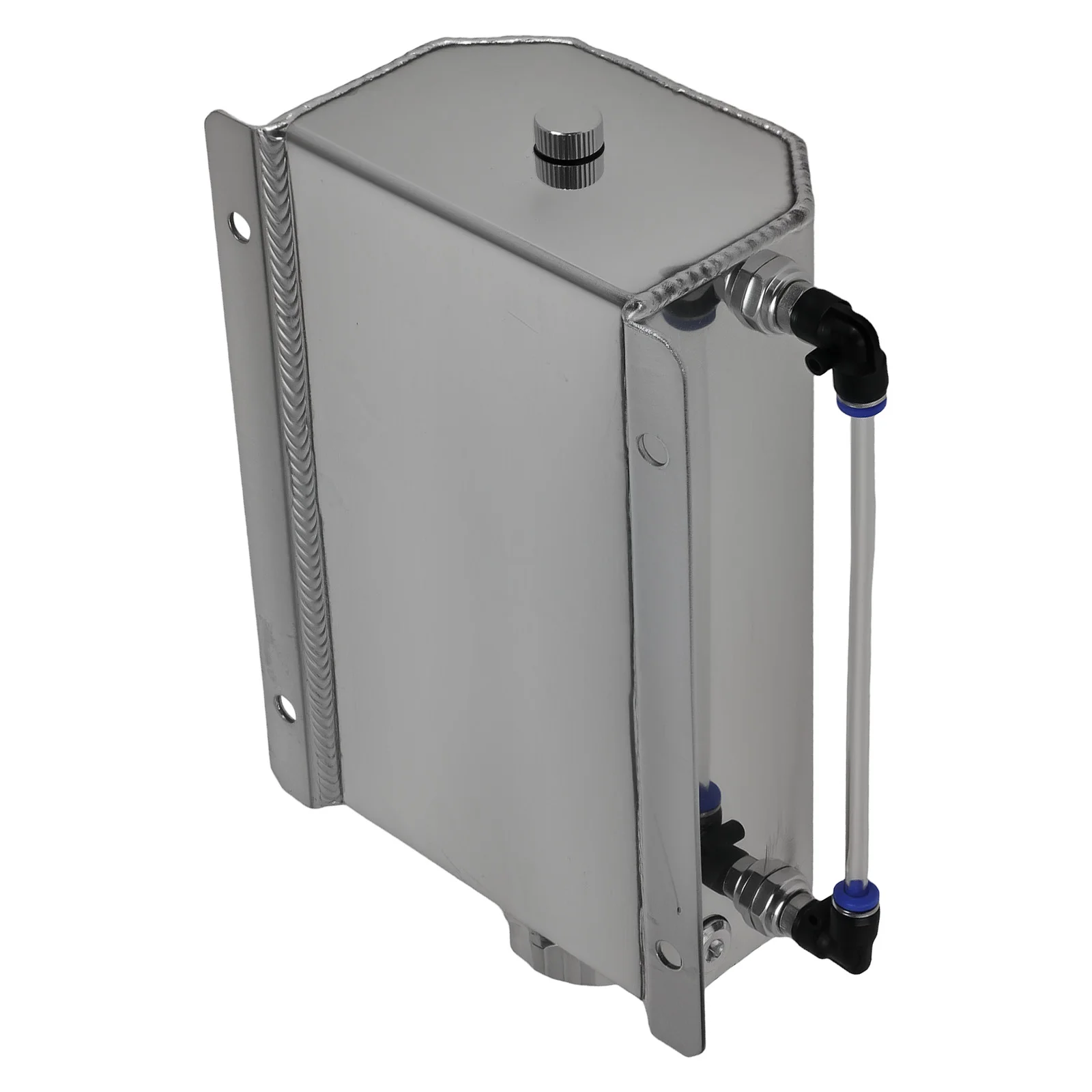 

NEW Universal 2L Aluminum Coolant Radiator Overflow Reservoir Expansion Tank