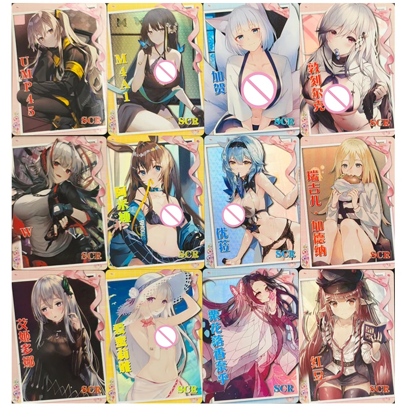 

Anime Goddess Story SCR Series Cards Amiya Elbe Emilia Tsuyuri Kanawo Collection Cards Christmas Birthday Gifts Children's Toys