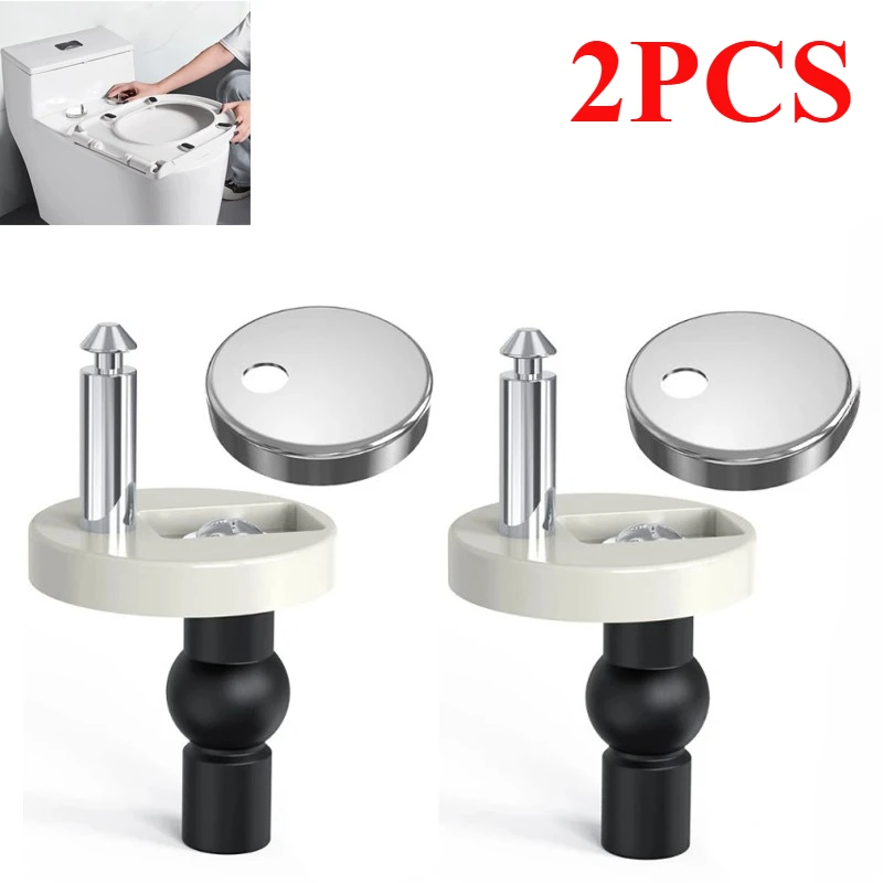 

Universal Stainless Steel Toilet Lid Hinge Screw Bathroom Hardware Mountings Replacement Quick Fitting For Upper Installation