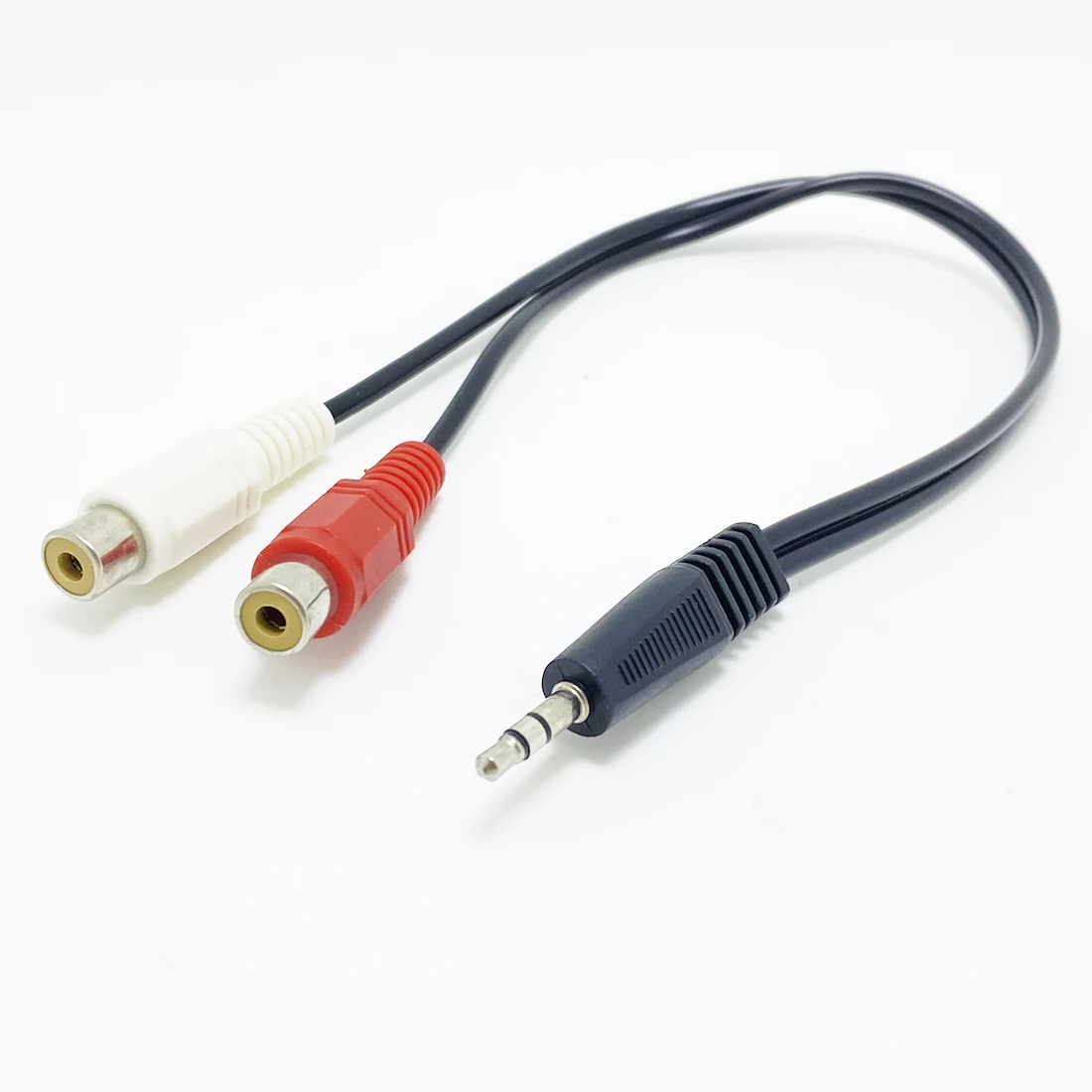 3.5mm 1/8 Stereo Male Mini Plug to 2 Female RCA Jack Adapter Audio Y Cable