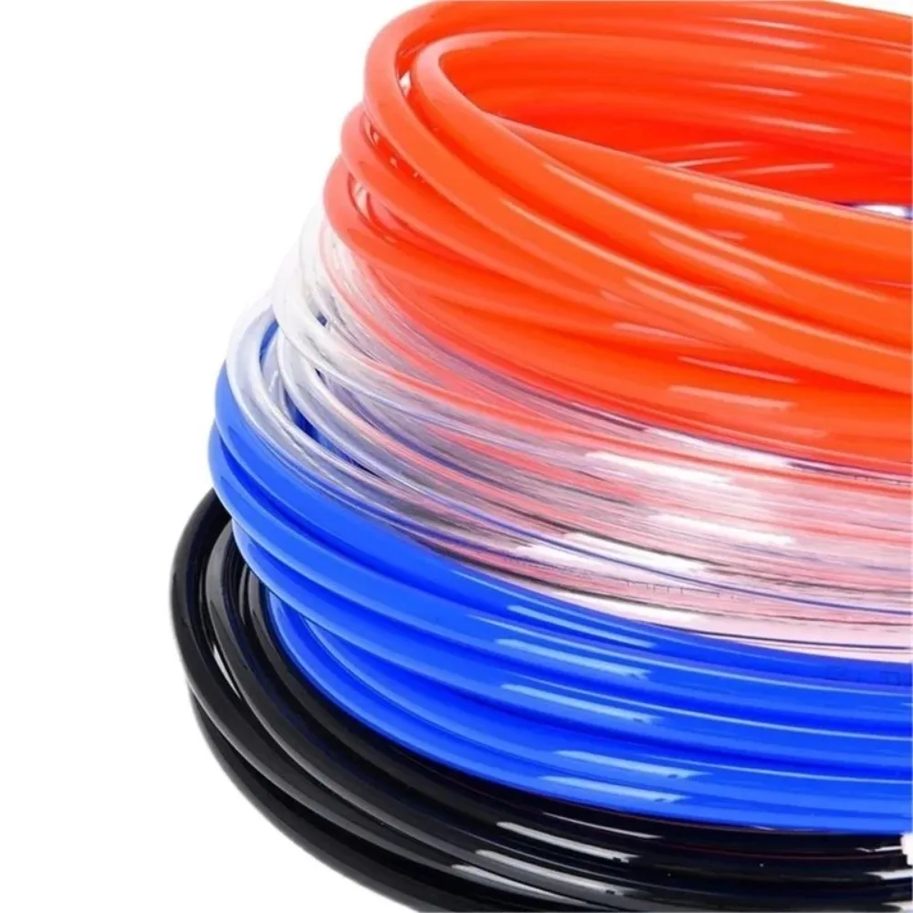 5m PU Air Hose, Inner Diameter 4/6.5/8/10mm, Outer Diameter 6/10/12/14mm, Multiple Colors for Pneumatic Systems