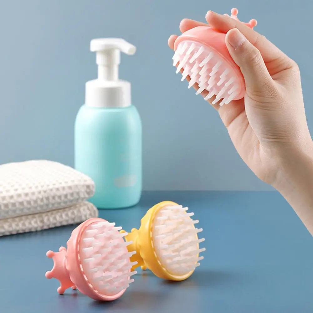 Accessories Spa Hair Washing Care Tool Shower Brush Comb Silicone Shampoo Brush Head Body Massage Comb Scalp Hair Massager