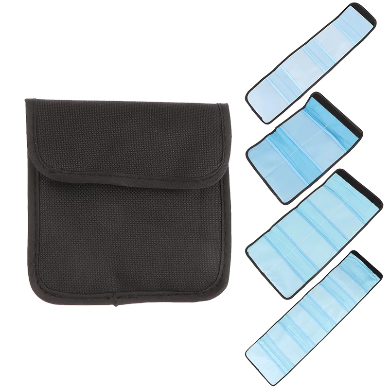 Compact Foldable Bag for SLR Camera Lens Filter, UV CPL ND Filter Holder and Lens Adapter Ring Case