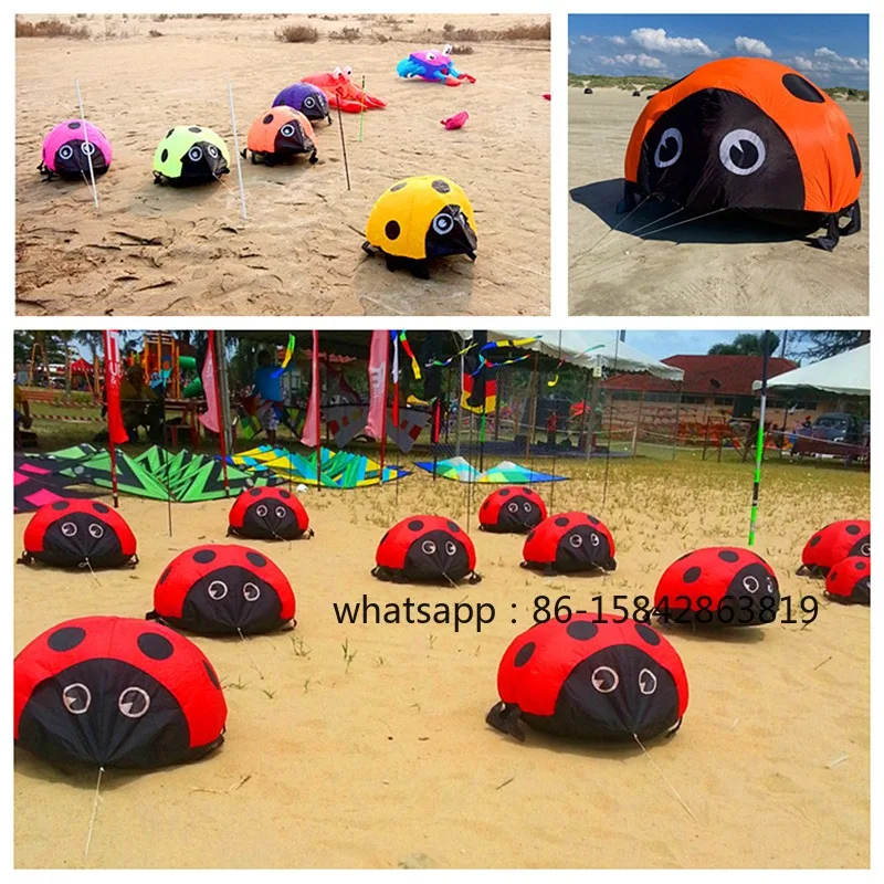 Penguin kite pendant ladybird kites can walk not flying ripstop nylon outdoor game toys sports kites windsocks koi weifang kites
