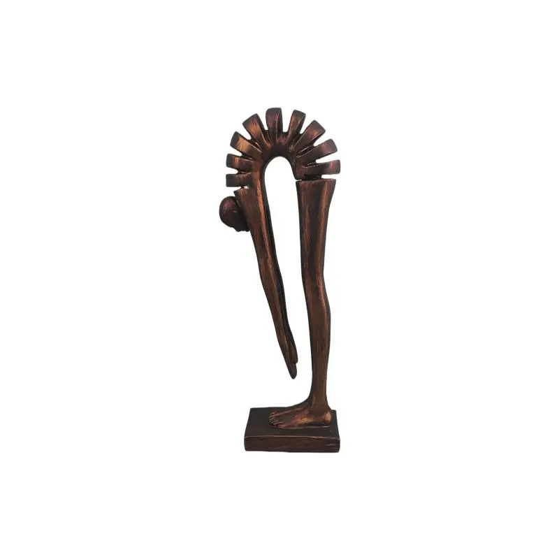 Modern Minimalist Abstract Bent‑Posture Figure Art Figurine Decor for Living Room Model Room Home Tabletop Display Ornament