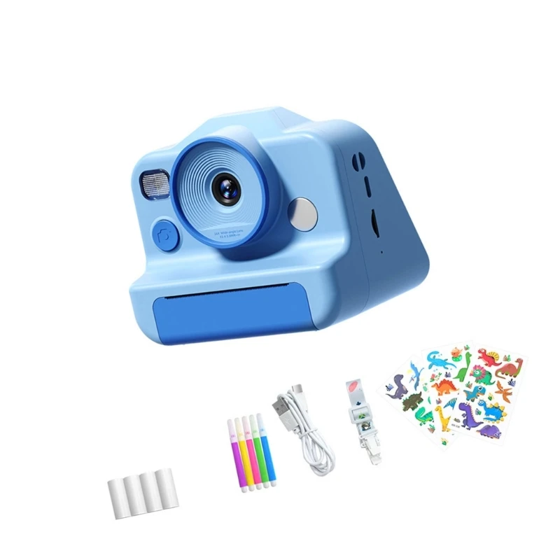 Children Digital Camera Toy with Instantly Photo Printer Photo Paper Fun Gift 15UB