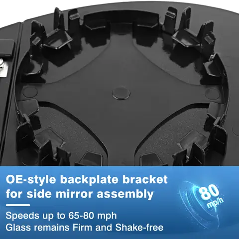 Side Rearview Heated Mirror Glass White/Blue for Mini Cooper R55 R56 R57 2007-2014 51162755625 51162755626 Left Right Side 6 best sales mini cooper mirror - №3