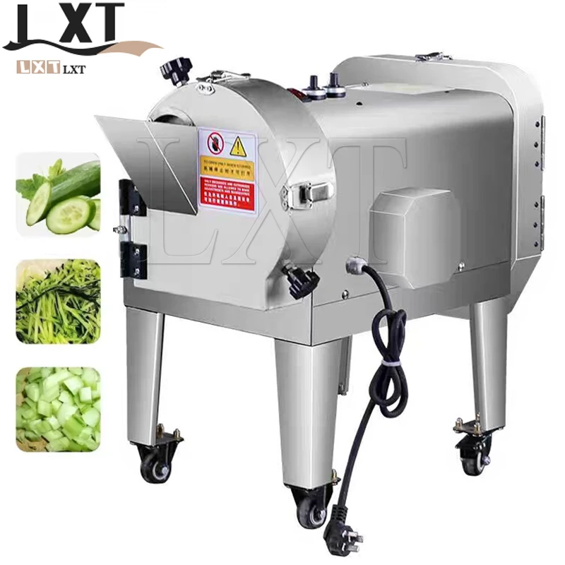 Electric Potato Diced Vegetable Chopper Section Slicer Shred Vegetable Cutting Machine