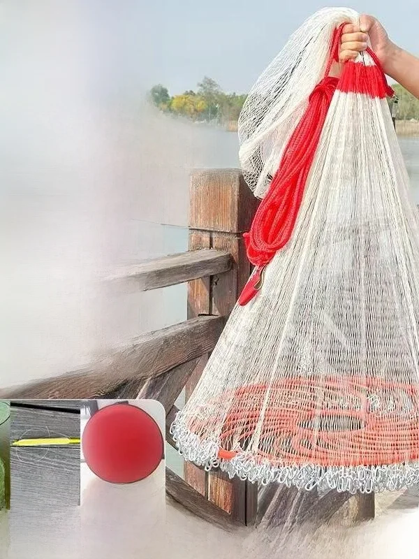 new-rustproof-thicker-disk-shaped-hand-thrown-net-round-disk-fish-net-steel-polished-heavier-iron-chain-casting-net-hand-sown