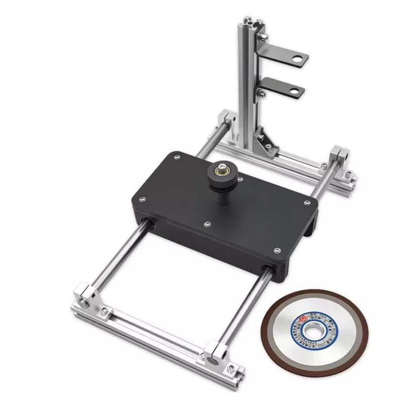 Saw Blade Sharpener, Multi-Function Angle Grinder Conversion Bracket, Fast Tooth Grinding, Woodworking Edge Sharpening Tool
