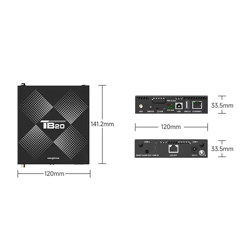 

Nova Taurus Multimedia Player TB20 Support Dual WiFi Mode AD Media Player Box Upgrade Version For TB2