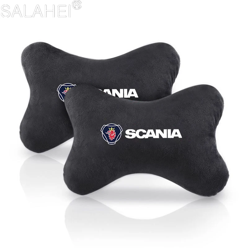 Car Seat Belt Protect Shoulder Pads Cervical Spine Headrest Neck Pillow For Scania 9-3 9-5 900 770s R470 R540 R620 S500 V8 K310