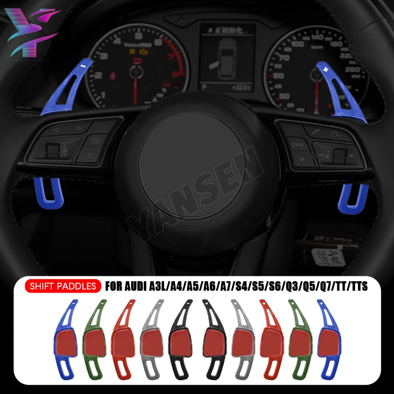 

Steering Wheel Paddle Shift For Audi A1 A3 A4L A5 A7 S5 Q5 Q8 TT 2016-2019 Accessories Audi Shift Paddles