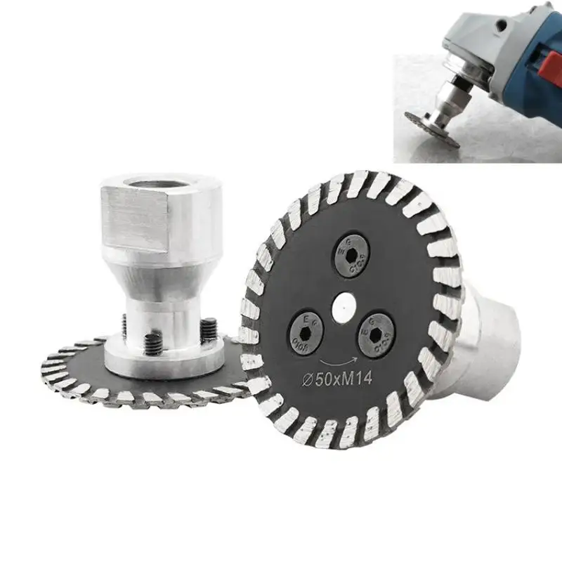 

40/50MM Acuum Brazed Diamond Engraving Saw Caving Blade M14 Flange Grinding Disc Cutting For Tile Marble Concrete Ceramic