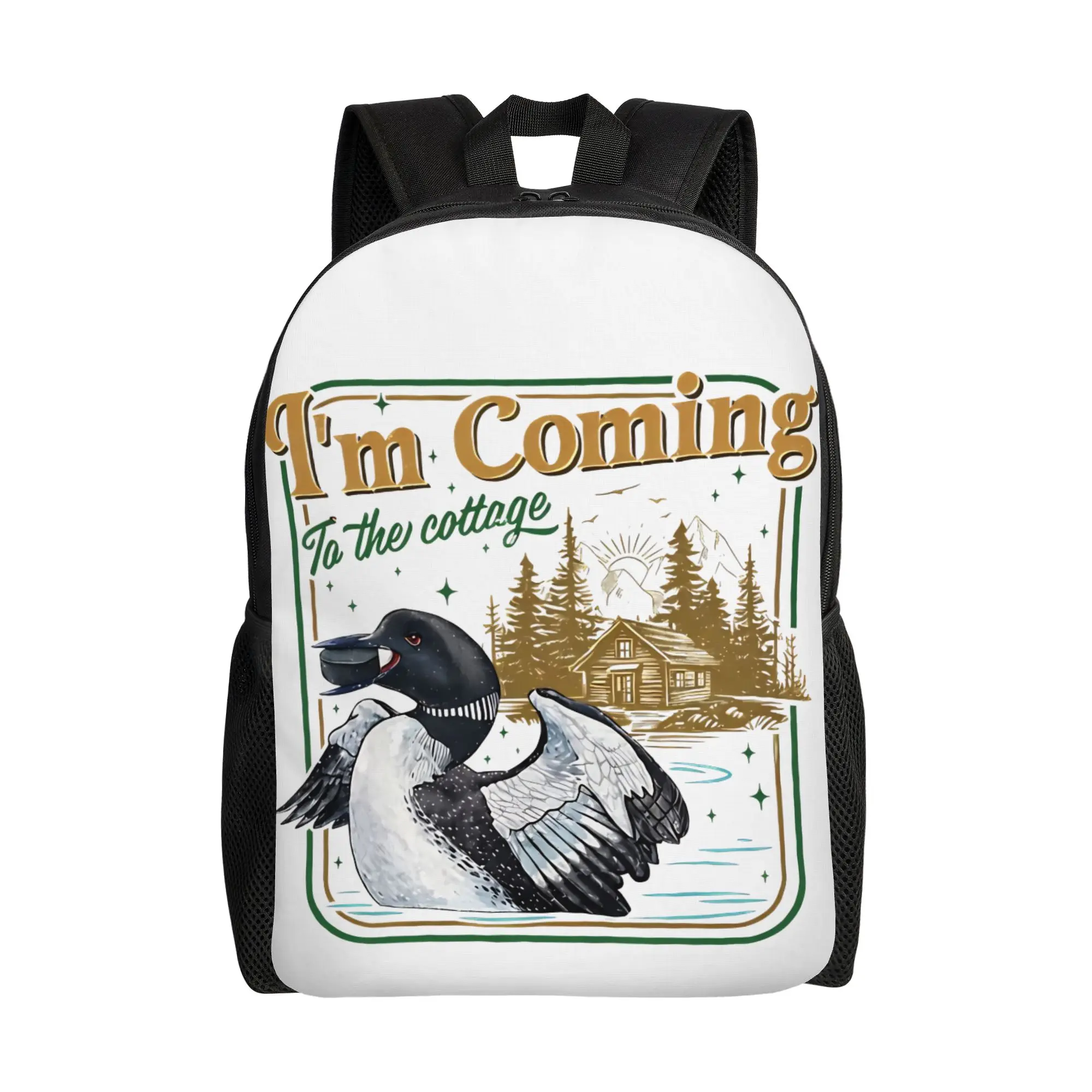 

Рюкзак IAm Coming To The Cottage, дорожные рюкзаки Rivalry с подогревом, студенческие школьные сумки высокого качества, мягкие школьные ранцы, рюкзак Kawaii