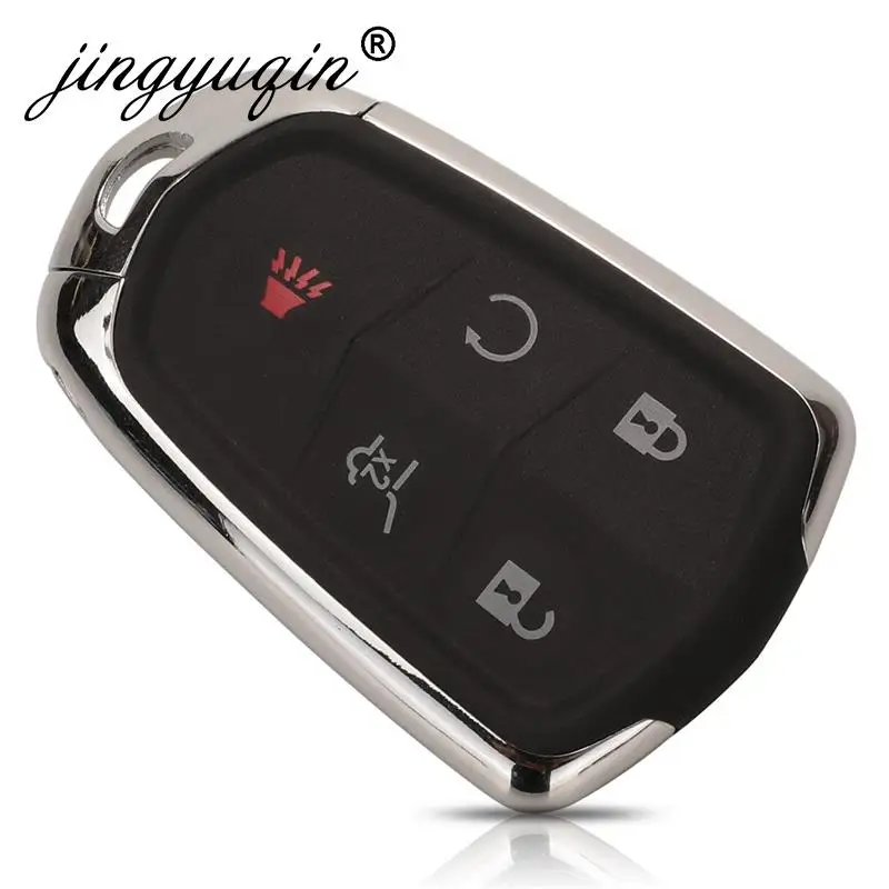 jingyuqin 315/433Mhz ID46 Smart Remote Key Fob for Cadillac ESCALADE /ESCALADE ESV 2015-2019 XTS CTS CT6 ATS HYQ2EB HYQ2AB