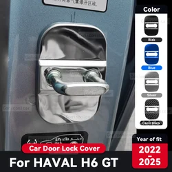 For HAVAL H6 GT 2021-2024 2023 Car Door Lock Protection Cover Anti rust Stainless Steel Auto Interior Decoration Accessories