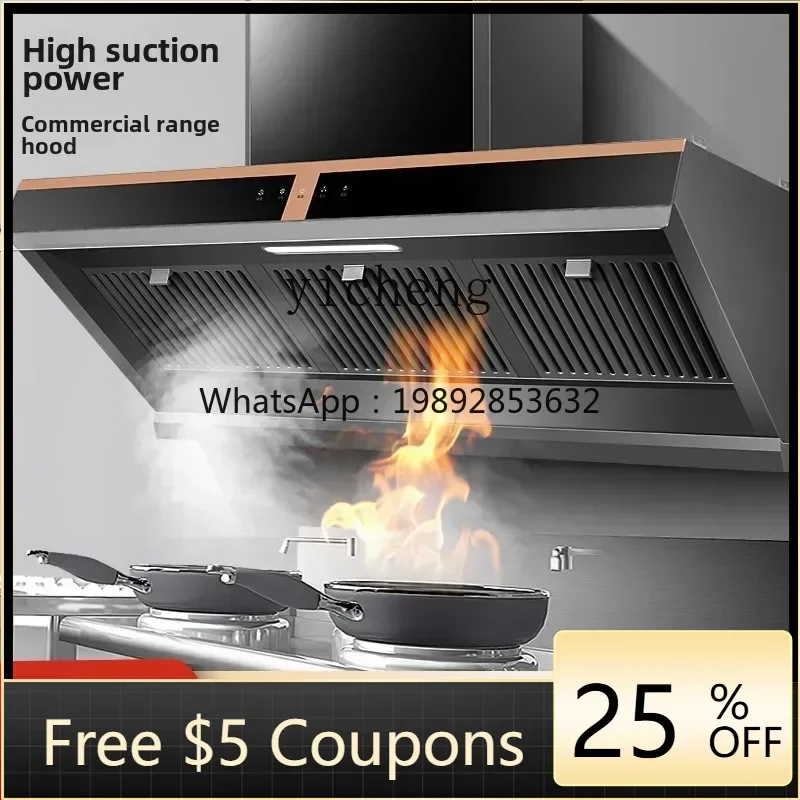 commercial range hood high power earth stove firewood stove high suction side suction type