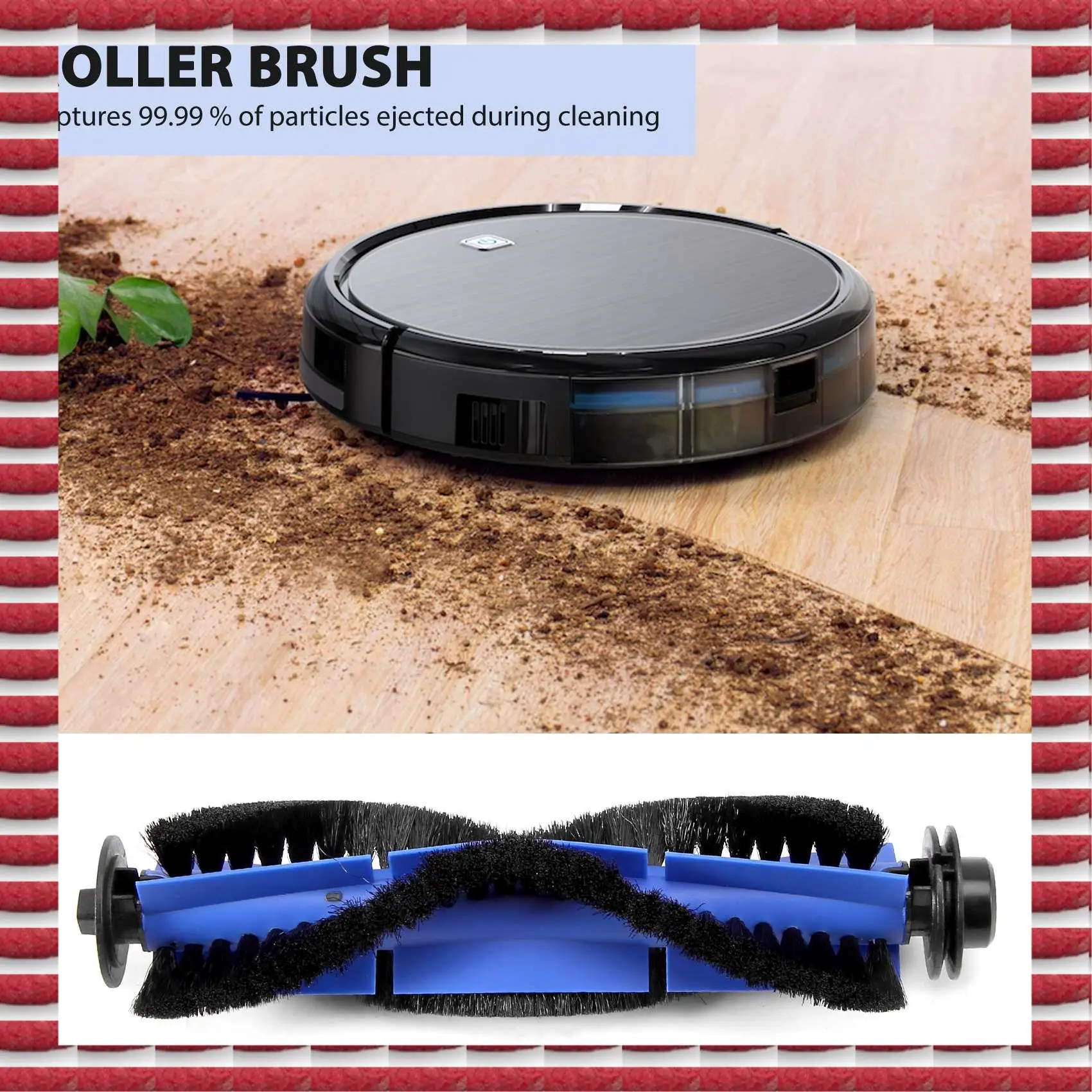 

A97G 3 Pack Replacement Parts Rolling Brush For Eufy Robovac 11S 15C 30 30C 12 35C Robotic Vacuum Cleaner