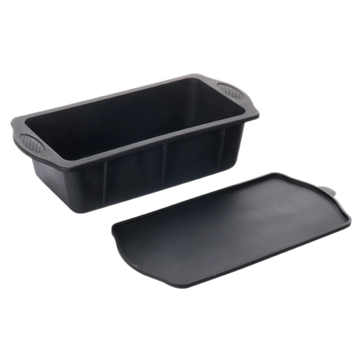 Black Silicone Ice Bath Ice-Cube Mold+Lid Reusable Ice-Cube Mold Can Make 4 Pounds Extra Large Ice-Cube Ice Box Mold