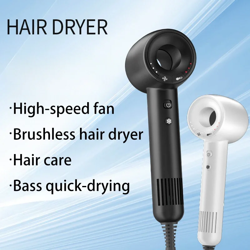 

2024 High Speed Hair Dryer Barber Shop Dormitory Home High Power Constant Temperature High Speed Brushless Hair Dryer