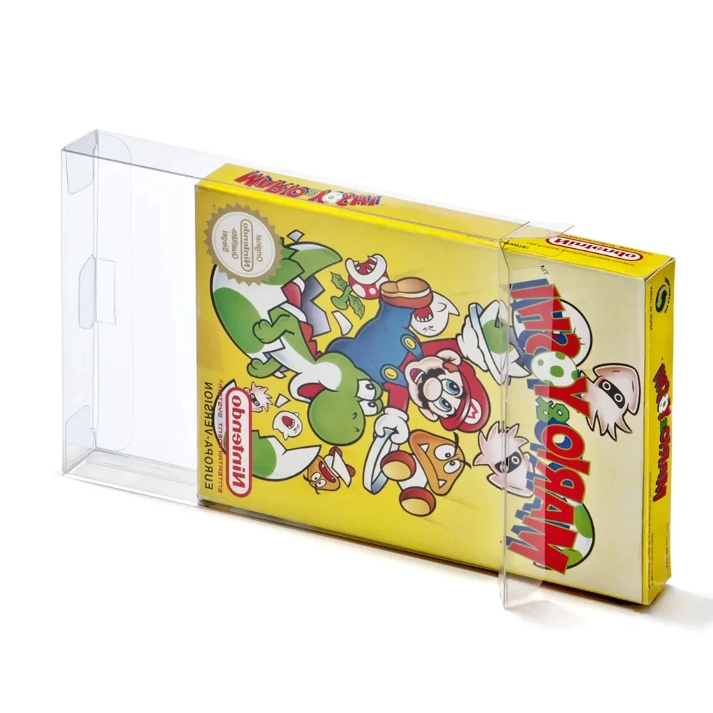 

500PCS Clear Box Protector Case for NES Games