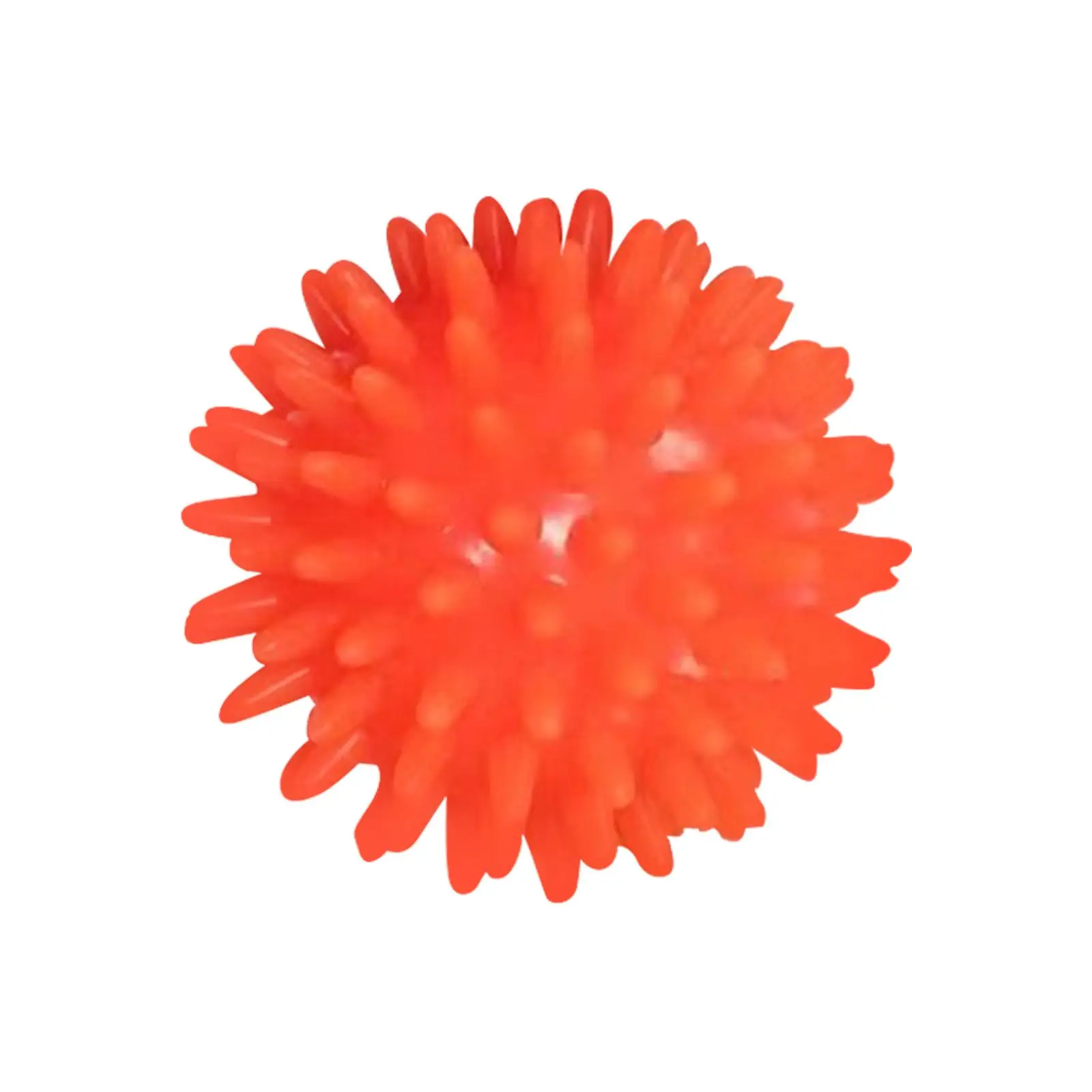 6xSpike Massage Balls Multifunctional Manual Exercise Ball for Feet Back Hands Orange