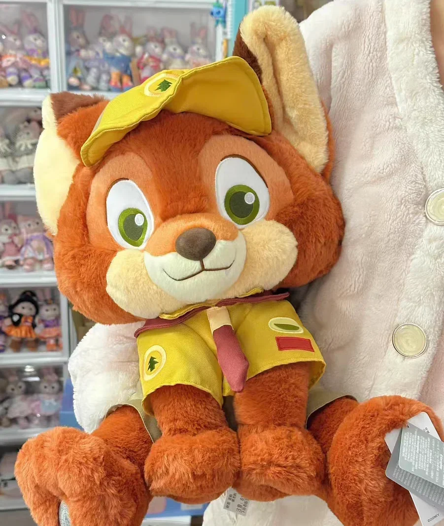 43cm Disney Zootopia Nick Wild Plush Judy Doll Plush Fox Rage Lovely Pillow Hand Warmer Bedroom Decor Children's Dolls Gift