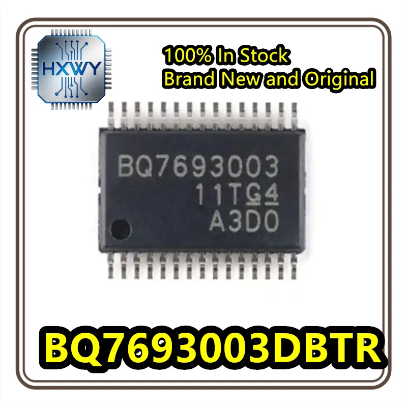 (5/20 Pieces) BQ7693003DBTR BQ7693003 SSOP-30 Lithium-ion and Phosphate Battery Monitor Chip. Brand New, Original, In Stock.