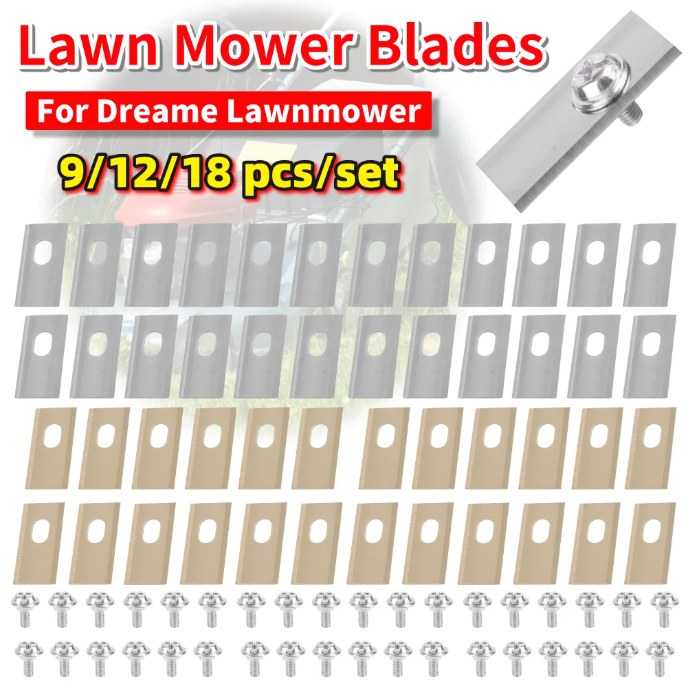 

Лезвие с одним отверстием, включая монтажные винты, металлическое лезвие для газонокосилки с центральным отверстием 7x10,8 мм, подходит для аксессуаров для газонокосилок Dreame