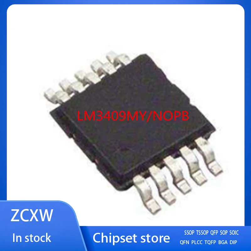 

5PCS/LOT NEW LM3409MY/NOPB LM3409MY LM3409 SXFB LM3409MYX MSOP10