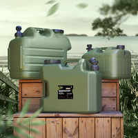 Outdoor thickened water tank, car camping, large capacity water storage tank, household camping, pure water tank with faucet