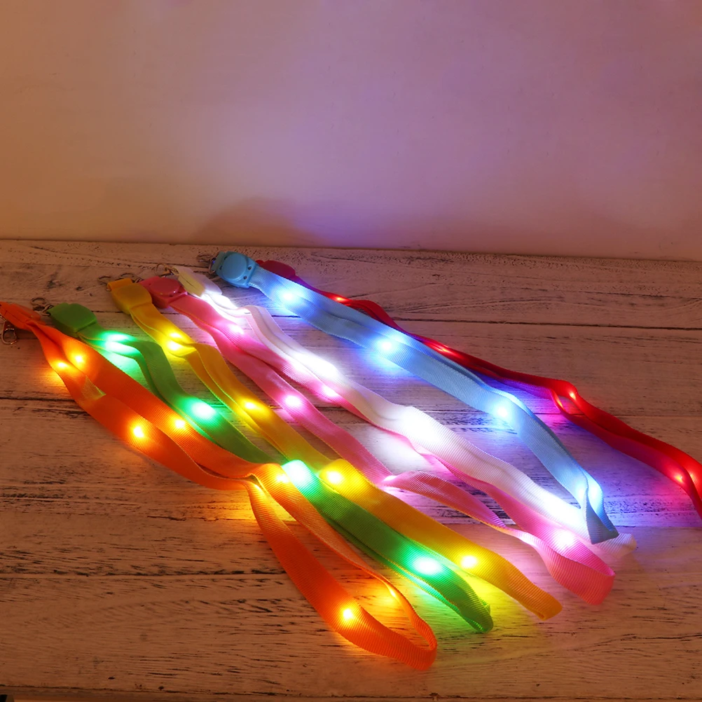 

Luminous ID Lanyard Key Chain DIY Accessories Mobile Phone Lanyards Charm Straps