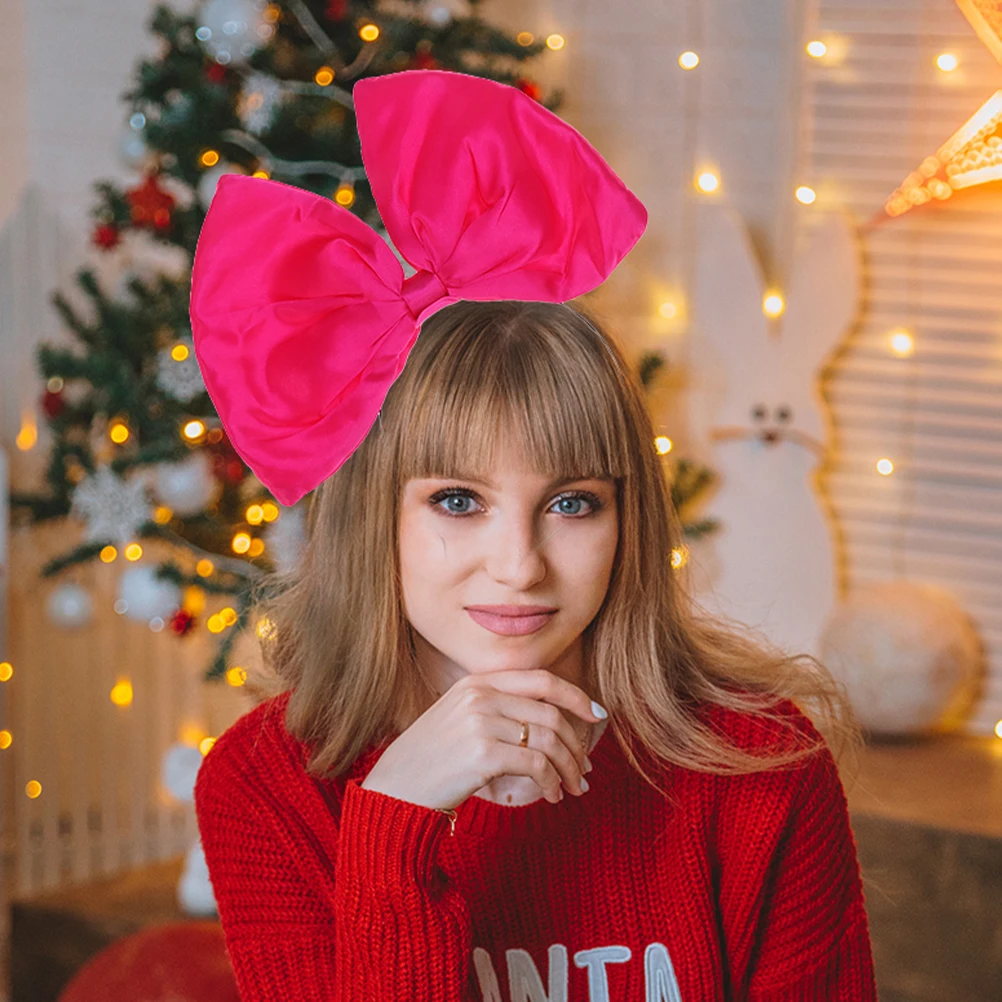 

Bowknot Headband Women Hair Bands Cute Lightweight Christmas Party Accessories Holiday Mujer Headdress