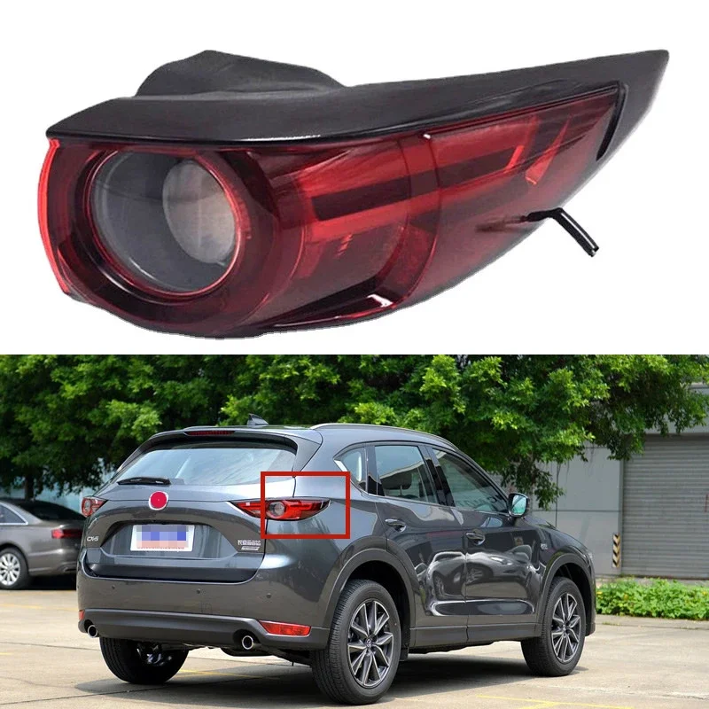 Outside taillight For Mazda CX5 2017 2018 2019 2020 Car Accessories LED Tail Light Assembly brake light reversing light 1PCS