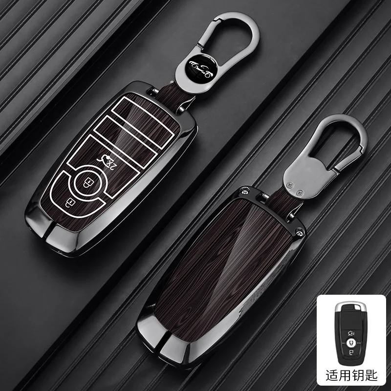 

3/4 Button Car Key Case Full Cover for Ford Fusion Mustang Explorer F150 F250 F350 EcoSport Edge S-MAX Ranger Lincoln Mondeo