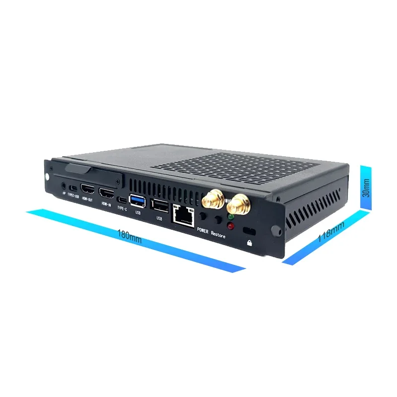 Мини-ПК Digital Signage Ops с низким энергопотреблением 4K Ops Mini Pc Mini OPS Компьютерное оборудование для ЖК-дисплея