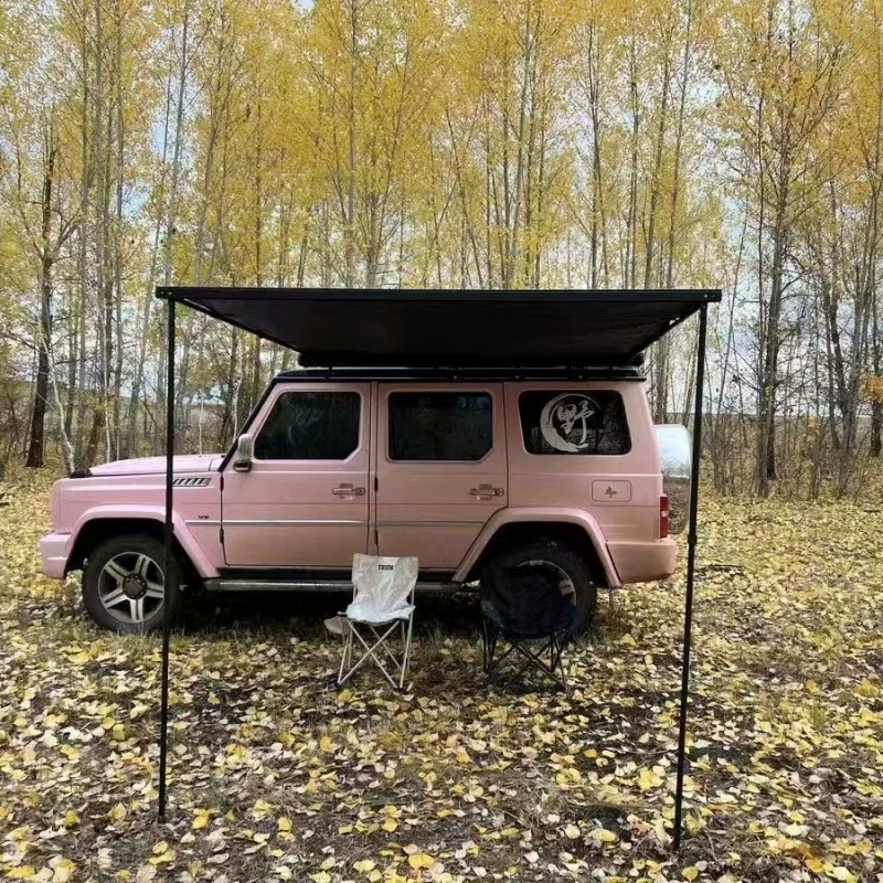 

Custom Awning Outdoor Camping Car Side Canopy With Led 4X4 Vehicle 4Wd Retractable Suv Side Awning for Car