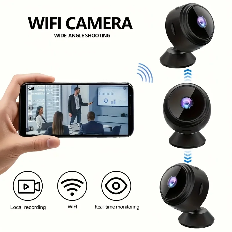 A9 Smart Mini Camera with Phone Connectivity - Best Practical Christmas Holiday Gift Choice!for Pet Care\Elderly Care,Smart Home